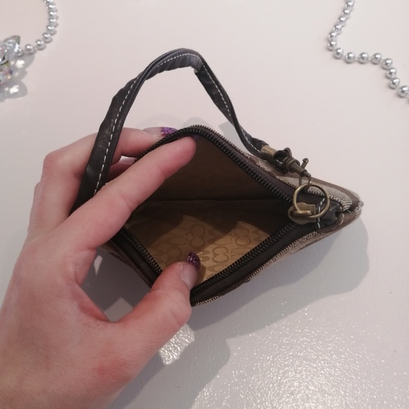 2 Coach Coin Wallets (Black & Brown/Tan)NEVER USED - Picture 3 of 5